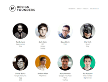 Tablet Screenshot of designfounders.com